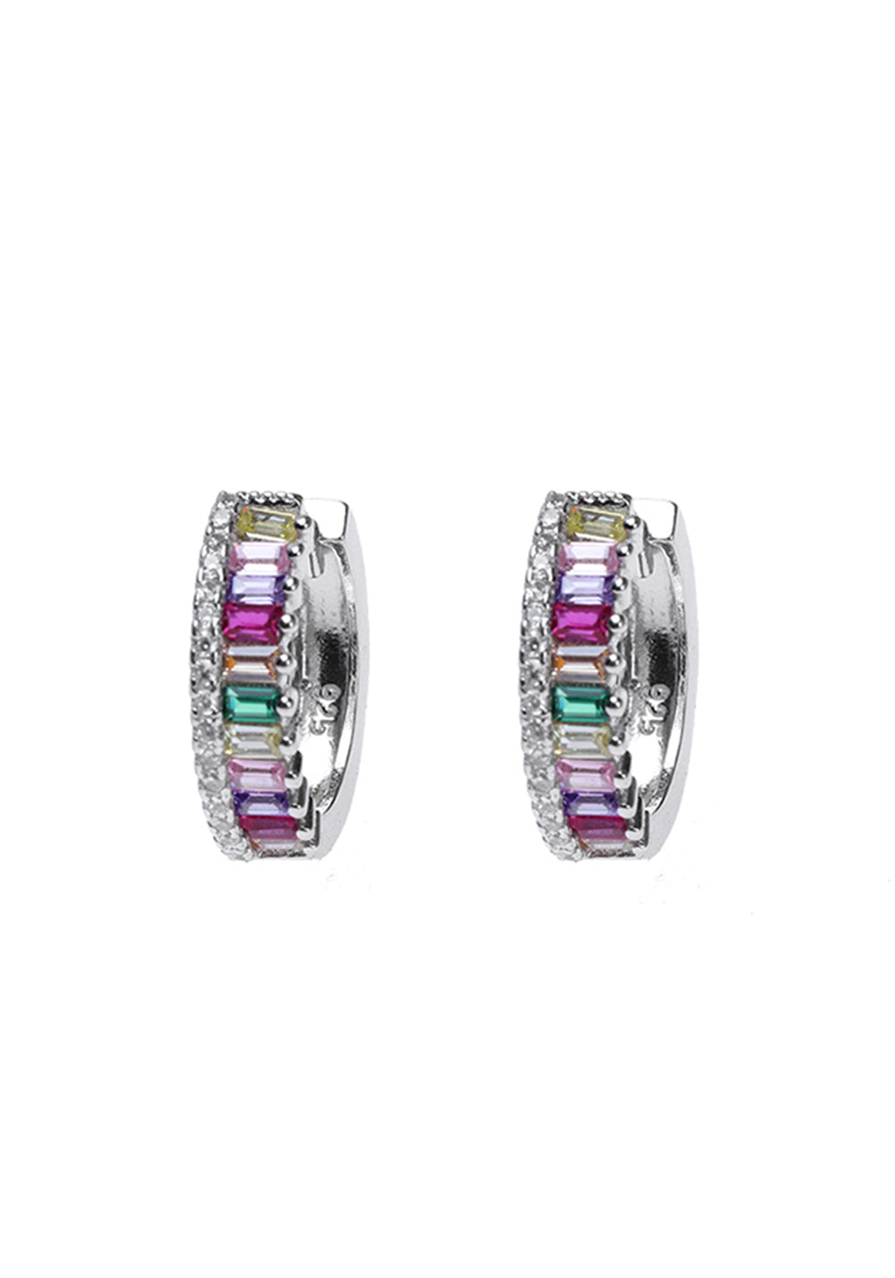 LUXTA丨Colorful Silver Statement Earrings - PSYLOS 1, LUXTA丨Colorful Silver Statement Earrings, Accessories, LUXTA, PSYLOS 1